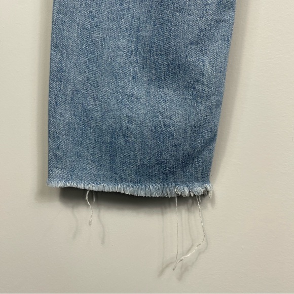 Rag & Bone Raw Hem Frayed Cuff Skinny Jeans in Blue Cln Birdie Light Wash Y2K 26 - Picture 8 of 15